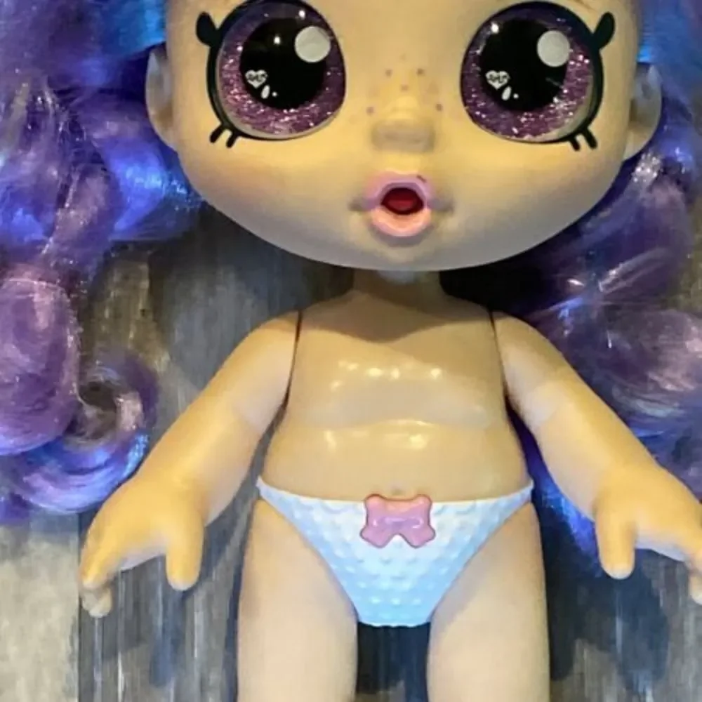 Kindi Kids Shiver ‘n’ Shake Rainbow Kate get well Doll purple hairDOLL ONLY WORK